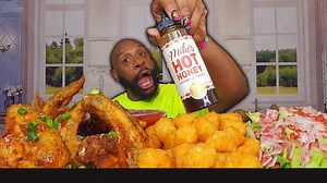 4.9K views · 144 reactions | Honey Hot Whole Wings Mukbang Eating Show | LLIPS | Facebook