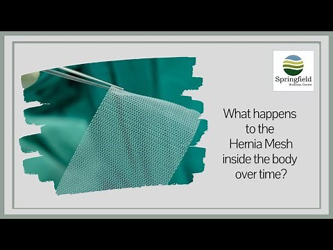 What happens to the Hernia Mesh inside the body over time?