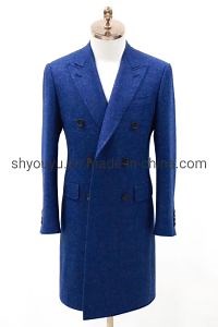 [Hot Item] Men Woolen Trench Coat Men Wool Winter Overcoat