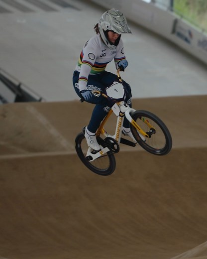 Behind the scenes at the Paris 2024 Test Event. ✌️ Athletes get to experience the track and familiarise with the Olympics format ahead of the Games. #RoadToParis2024 | UCI BMX Racing