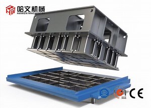 [Hot Item] Machine à fabriquer des briques en ciment pour pavés en béton interlockants en zigzag, blocs creux et pleins, pierres de pavage pour paysage, mur de soutènement, moule en acier à vendre