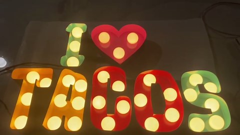 Industrial Metal Alphabet Marquee Letter Sign with LED Bulbs – Vintage Light Up Wall Decor for Bar, Pub, Restaurant, Home, Shop, Garden or Event Display (YELLOW, 18 INCHES)