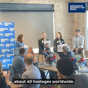 Ruby Chen, the father of Itay Chen, an Israeli-American who was taken hostage by Hamas on October 7th and is now believed to have been murdered that day, told Democratic Majority for Israel at our DNC event that he gives the Biden-Harris Administration an A for their efforts to get his son home. #DNC2024CHICAGO | Democratic Majority for Israel