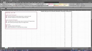 Excel Data Entry and QA/QC