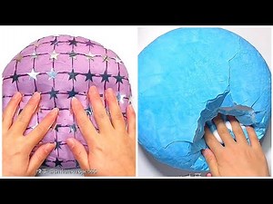 Iceberg Slime // Relaxing and Satisfying Iceberg Slime Compilation// Slime ASMR //