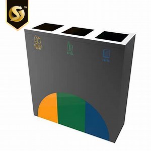 [Hot Item] China Modern Commercial Trash Bins Advertising Cleaning and Sanitation of Trash Bins Recycle Outdoor Large Street Dust Bins