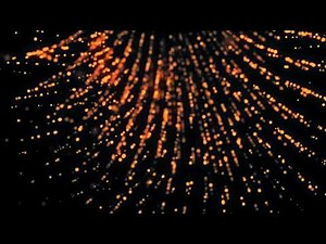 Falling glowing lights - Free 4k background video