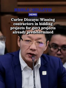 30K views · 98 reactions | WATCH: As far as he is concerned, the bidding process for government projects is usually rigged as the winning contractors are already predetermined, controversial contractor Pacifico “Curlee” Discaya told the Senate Blue Ribbon Committee on Tuesday, September 23. (Video courtesy of Senate of the Philippines) | MANILA BULLETIN | Facebook
