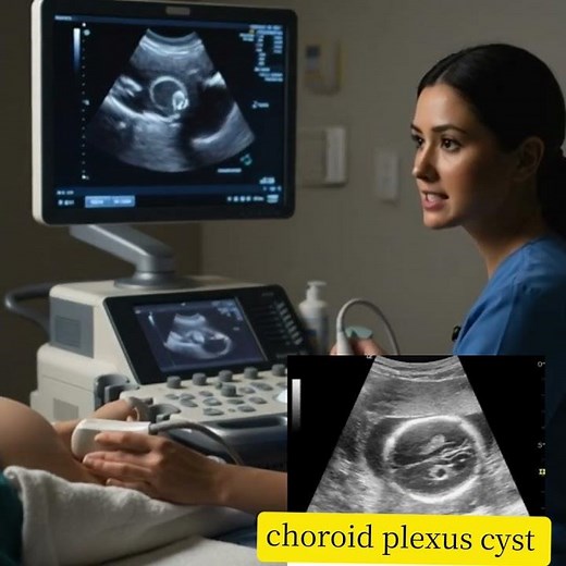 choroid plexus cyst explain in sonography with Ai #radiology #ultrasound #ultrasoundreporting #viral