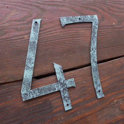 House Number / Home Address / Address Sign / Iron House Numbers / Door Numbers / Metal House Number / Address Numbers / Home Number - Etsy UK