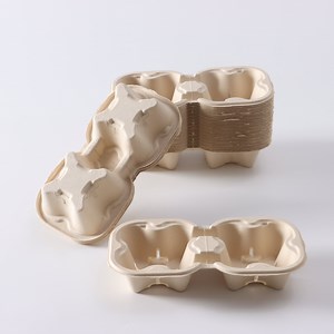 [Hot Item] 100% Natural Anti-Scald Disposable Environmental Protection Takeaway Drink Cup Holder to Support a Drink