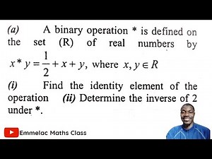 Finding Identity Element and The Inverse Element. | Binary Operation