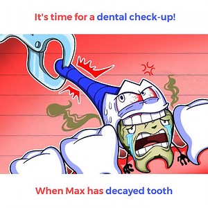 7.5K views · 222 reactions | No decayed tooth, No problem 醴 #Max_puppy #funnycartoon | WOA Network | Facebook