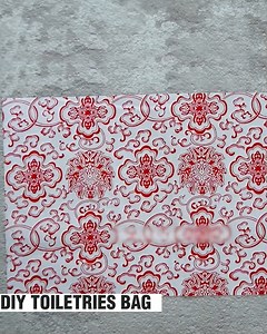 DIY toiletries bag made from scratch😍❣️ | MetDaan Fashion