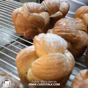 Kica Kiev masterclass: Puff pastry brioche-chignon by Johan Martin posted via ChefsTalk for Business app: www.chefstalk.com | Flavor Showdown