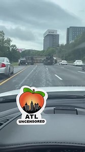 U-Haul truck flipped over on I-75 near Northside Drive exit 🙏🏽 | ATL Uncensored - Atlanta News