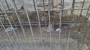 Rebar work Retaining wall | Creative Design Zone