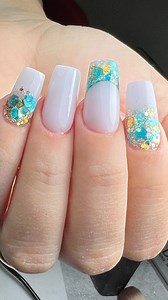 Milk baby boomer acrilico con rock strass e flakes #nails #unghie #ricostruzioneunghie #babyboomer | Ricostruzione Unghie Sonya Nails
