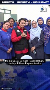 5.1K views | Media Sosial Senjata Politik Baharu Hadapi Pilihan Raya – Datuk Seri Azalina Othman Said, Ketua Penerangan UMNO Malaysia | UMNO Online | Facebook