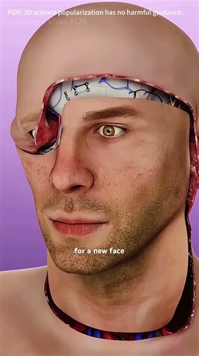 Face Transplant Surgery 3D Animation #facetransplant #facetransplantsurgery #facesurgery
