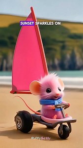 972 reactions · 33 comments |  Mousy: “Nothing like zooming across the beach with the wind in my fluff! Land sailing in Cornwall = my kind of cardio. 泥” #landsailing #cornwalllife #fluffspeed #mousyadventures #windpoweredmouse | PuppyBerry | Facebook