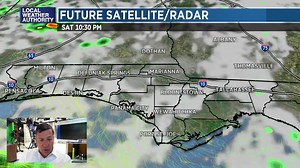 We should get a bit of a break from the storms this evening over NWFL. Lows will be near 70. On Sunday the coverage & duration of storms will be less, but do expect to see scattered seabreeze storms w/highs in the mid to upper 80s. | Chris Smith | Facebook