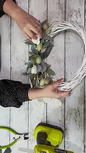Easter Wreath DIY *Tap for full view* | We Craft Around