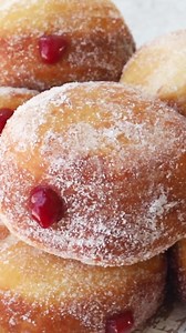 Jam filled sweetened condensed milk donuts! What is your favorite donut filling? | Pies and Tacos