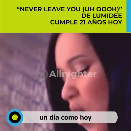 • El 12 de mayo de 2003, Lumidee publicó "Never Leave You (Uh Oooh, Uh Oooh)", single de adelanto para su primer álbum, que llevaria por nombre Almost Famous. • Era el single debut de esta chica de Harlem y su inicio absoluto dentro de la industria musical, así como el gran One Hit Wonder que no pudo superar. Además contó una versión remix oficial, en la cual colaboran el gran Busta Rhymes y Fabulous. • Definida como una canción de r&b con elementos de dancehall, logró llegar hasta el puesto 3 d