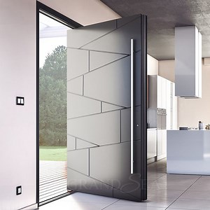 [Hot Item] American Designer Large Pivot Doors Outside Security Modern Main Door Large Exterior Door