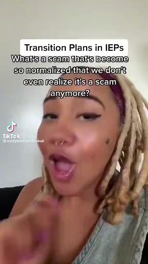 Evelyn Exceptional Ed is so correct! #IEP #IDEA #TransitionPlan #SpecialEducation | Special Education Boss