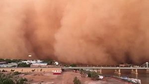 Approaches dust storm (Haboob) in Khartoum, Sudan on June 2, 2017 | Severe Weather World
