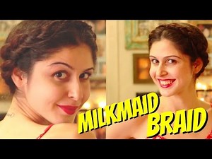 How To || Easy Milkmaid Braid!!!