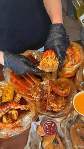 25K views · 6K reactions | Rainy day = crab leg kind of mood! ️呂 Warm up with juicy crab legs drenched in rich garlic butter sauce—it’s the ultimate comfort meal for cozy weather. Come treat yourself today and make this gloomy day delicious! 13265 Harbor Blvd, Garden Grove CA 92843 #RainyDayEats #CrabLegsAndButter #SeafoodComfortFood | Raisingclaw_seafoodshack | Facebook