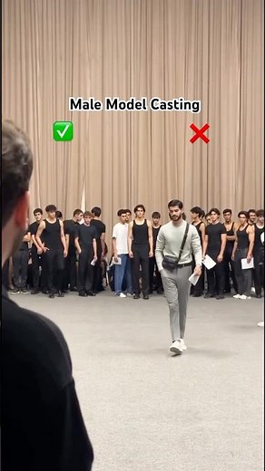 Big Male Model Casting: Who Gets the YES? #fashion #modeling #malemodels #usa