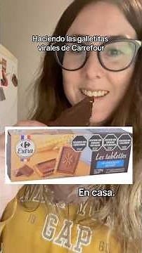 Receta Galletitas virales carrefour “les tablettes”