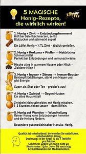 5 MAGISCHE Honig-Rezepte, die wirklich wirken! 🍯🔥