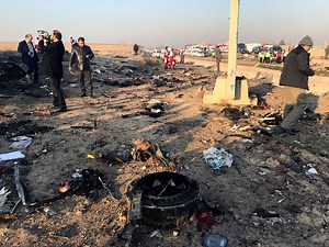 A Boeing 737 operated by Ukraine International Airlines is shot down - Tehran, Iran
