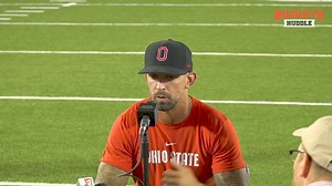 Ohio State linebackers coach James Laurinaitis is happy with the depth of his room. | Ohio State Buckeyes on Buckeye Huddle