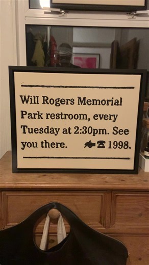 In 1998, at 2:30 in the afternoon, global superstar George Michael was arrested for cottaging in the restrooms of Will Rogers Memorial Park. This body of work takes that well-known moment, its time, its place, its code, and turns it into an invitation. A nod to the analogue days of personal ads tucked into the backs of newspapers and magazines, where connection could be genuine, taboo, fleeting, or life-changing. At its core, this series is about the human instinct for connection: touch, intimac