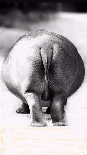 Hippo farting | hippo fart poop | Hippo video funny