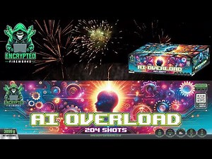 AI OVERLOAD 🤖🧠 204 Shots | 25MM 1.3G F3 Compound | Encrypted Fireworks