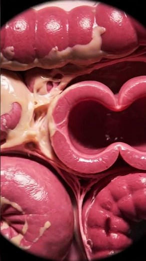 Inside the Cecum: Beginning of the Large Intestine (4K)
