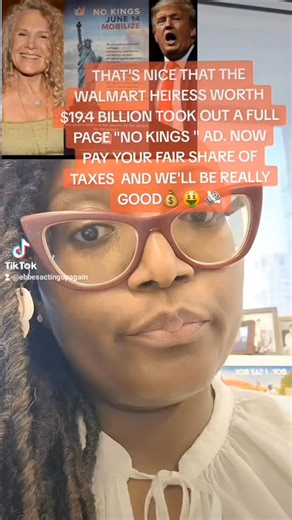 I STILL WILL NOT BUY A PIN FROM WALMART OR SUPPORT THE WALTONS. PAY YOUR FAIR SHARE OF TAXES!!!! #walmart #thewaltonfamily #nokings #nokingsinamerica #theemperorhasnocloths #governancebychaos #trump #maga #heritagefoundationownstrump #putinownstrump #oligarchyplaybook #rulebyfear #democracyatrisk #facismontherise #therichmustpaytaxes #trickledowneconomyisajoke | Ebbe Bassey Manczuk