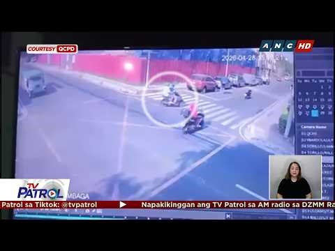 2 suspek sapul sa CCTV bago at matapos ang pamamaril sa Timog Ave, QC | TV Patrol