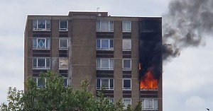 Smoke billows from huge London tower block as 70 firefighters rush to scene