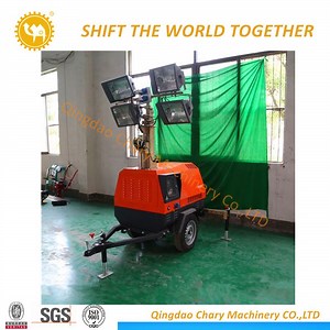 [Hot Item] Mobile Engineering Lighting Vehicle Mobile Light Tower