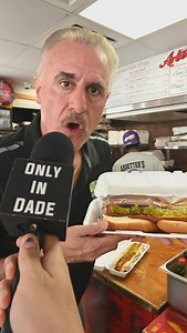 What other city can you find a hot dog shop with so many icons?🌭🔥| #ONLYinDADE | ONLY in DADE