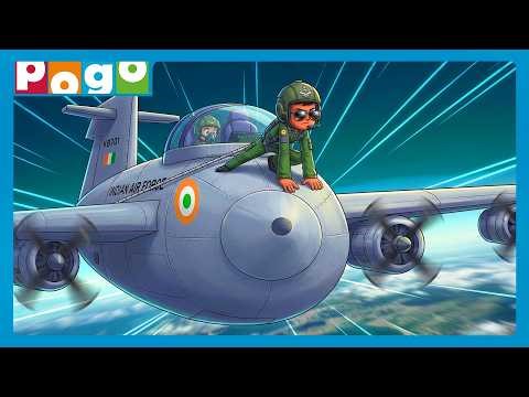 Aasmaan Mein Siren Bajega!🚨☁️ | Full Movie😍| Little Singham And Guardians Of The Sky Part 2⚔️✨​