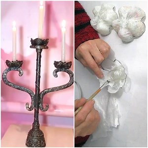DIY fancy candelabra | MetDaan DIY